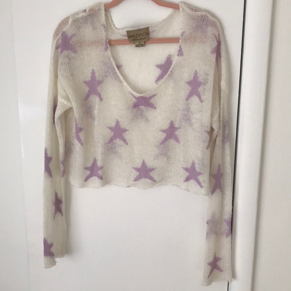 Wildfox cropped sweater